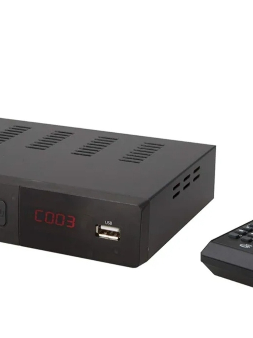 Digital TV Tuner And Recorder with USB Port - Black
